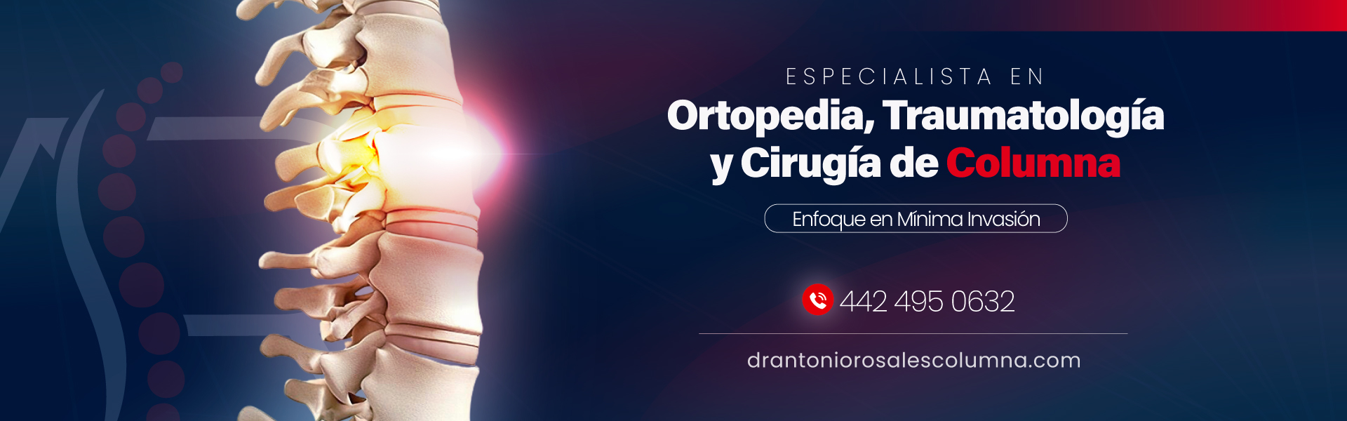 Especialista en Cirugía de Columna  ▷ Querétaro | Traumatología